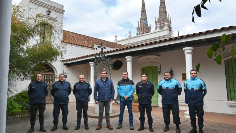 Seguridad: el Intendente se reunió con las nuevas autoridades de las fuerzas policiales de Luján