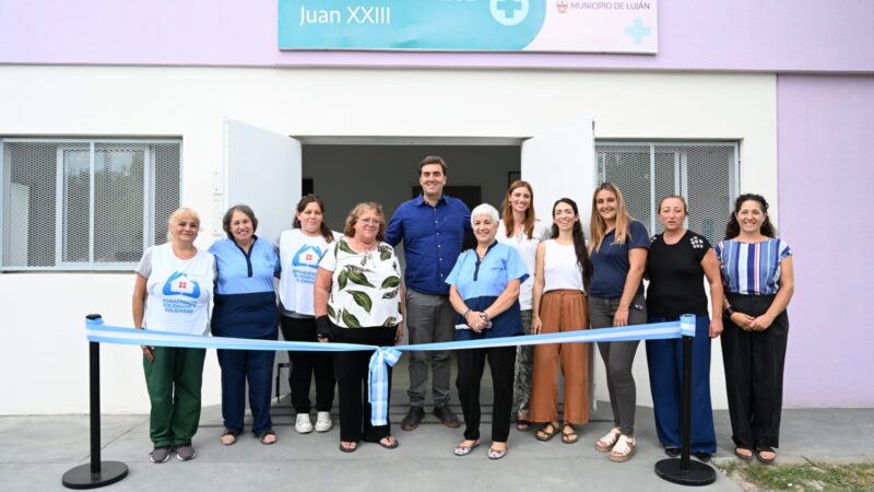 Se inauguraron las obras de renovación integral del Centro de Salud del barrio Juan XXIII