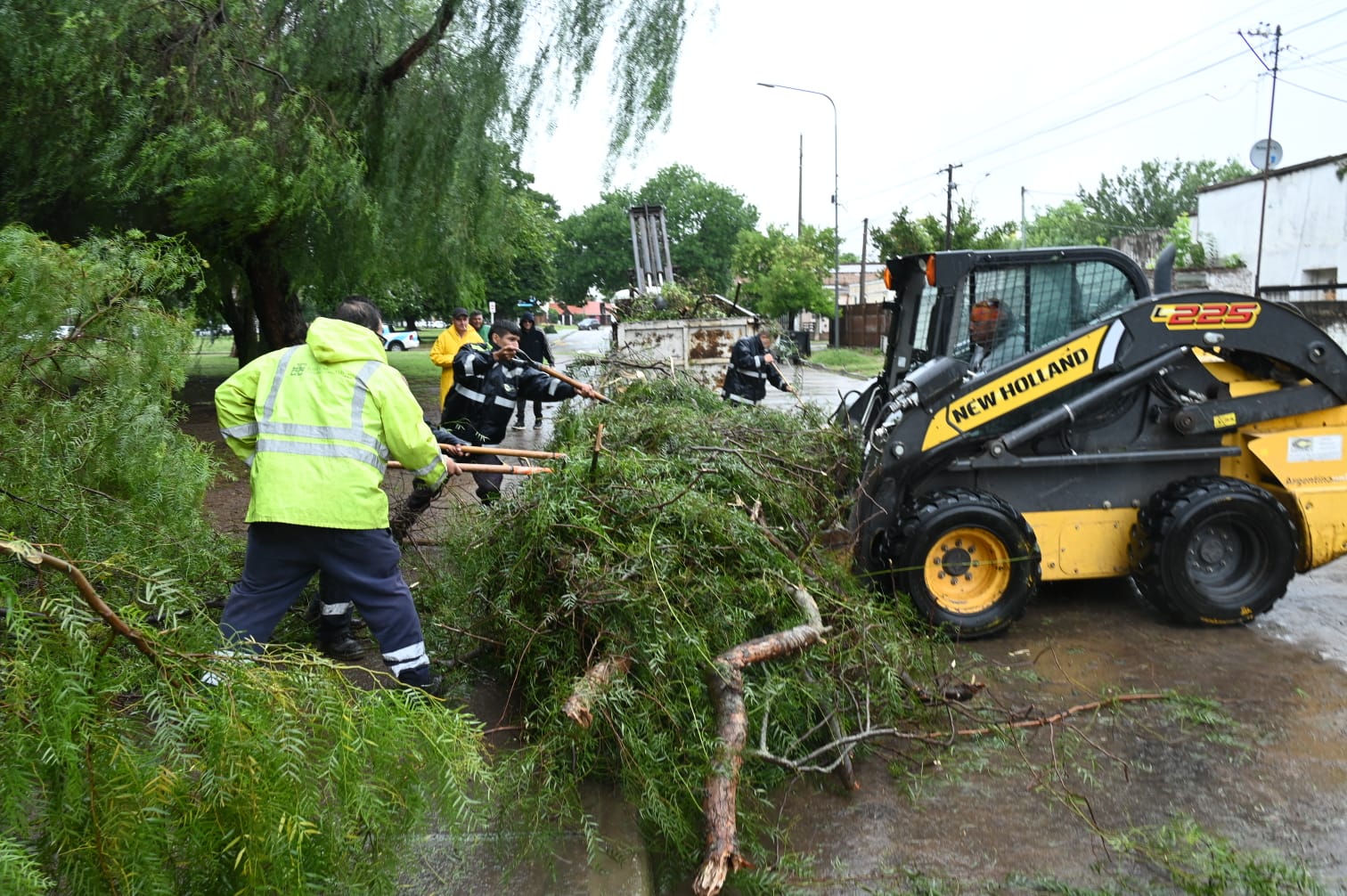 El Municipio continúa trabajando para normalizar la situación tras el temporal