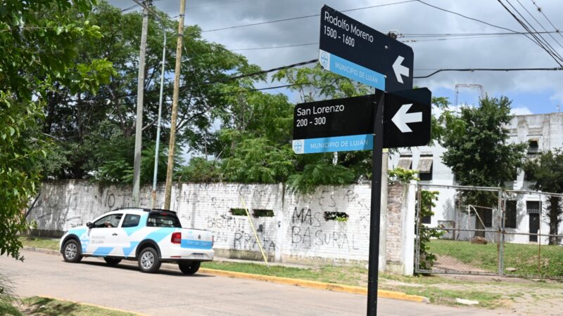 Seguridad vial: la calle San Lorenzo ya tiene sentido único de circulación 